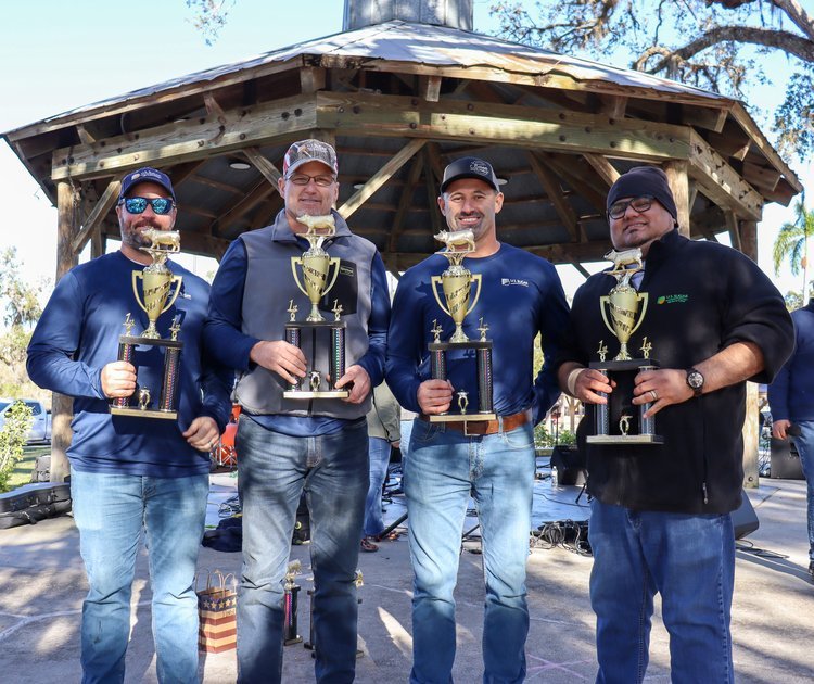 LABELLE  -- In first place at LaBelle Rib Fest was the Sweet Sugar Swine team.